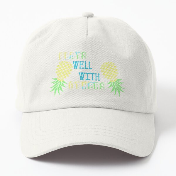 Plays Well With Others Upside Down Pineapple Swingers Dad Hat