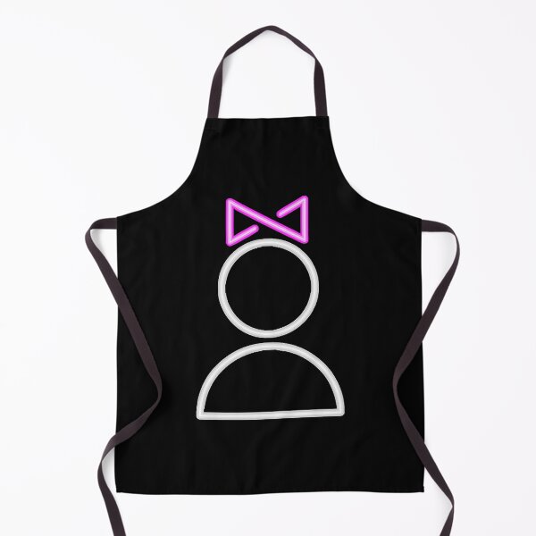 Item preview, Funny Cute Girl Pink Hair Ribbon Neon Sign Illustration designed and sold by misinivaska.