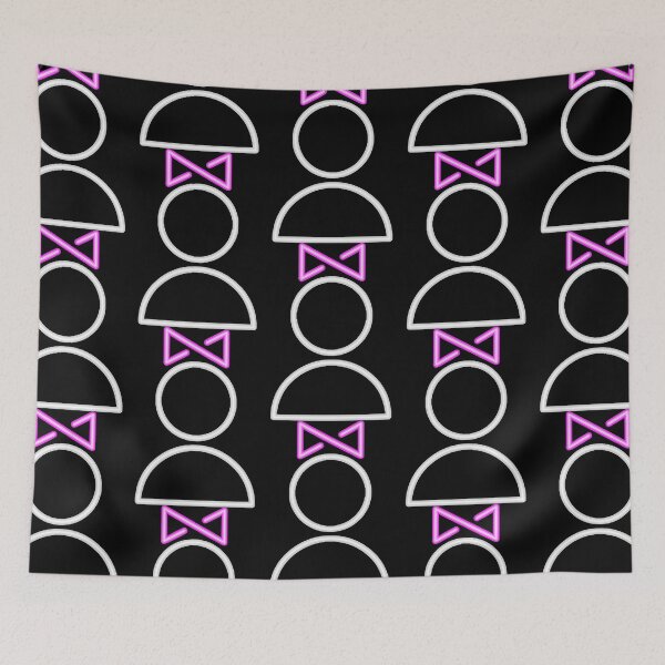 Item preview, Funny Cute Girl Pink Hair Ribbon Neon Sign Illustration   designed and sold by misinivaska.