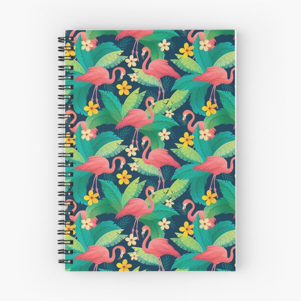 Item preview, Beautiful Palm Leaves And Flamingo Pattern designed and sold by EpicArtz.