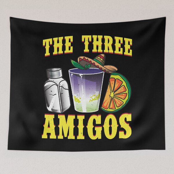 Item preview, Funny Cocktail Pun Three Amigos Bartending  designed and sold by MontalvoJanice.