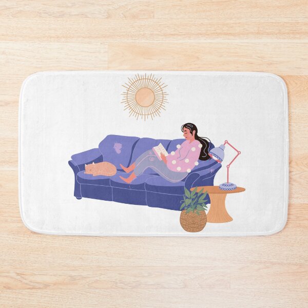 Item preview, Cosy reading corner illustration designed and sold by trinketsoul.
