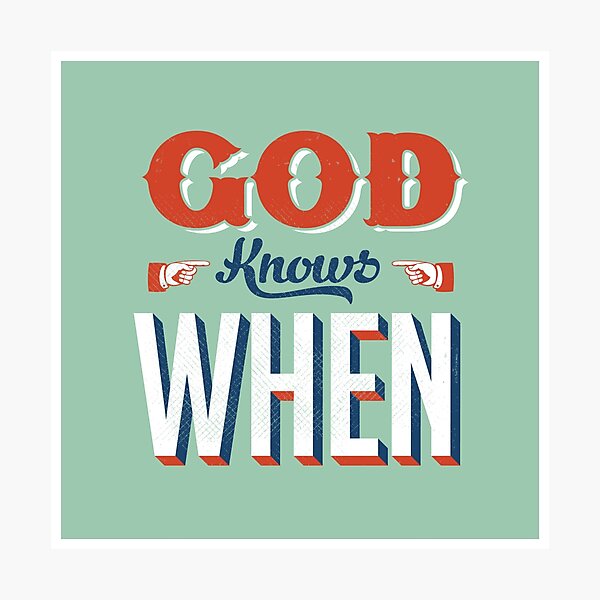 Item preview, God Knows designed and sold by LisaHars.