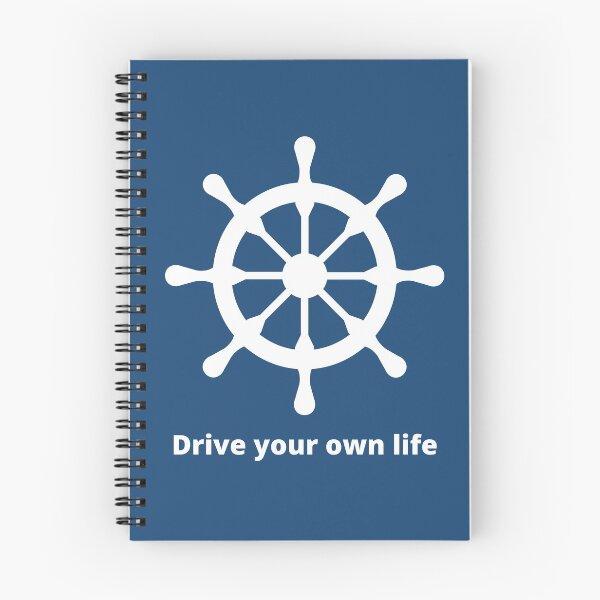 Item preview, Ship Wheel - Drive your own life designed and sold by Coczzi.