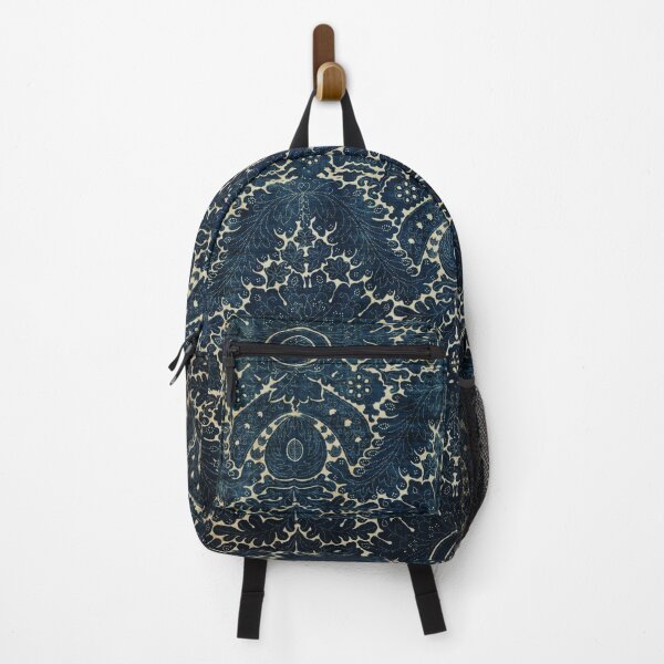 Item preview, Blue Leaf Pattern | Vintage Textiles  designed and sold by KnightandMoon.