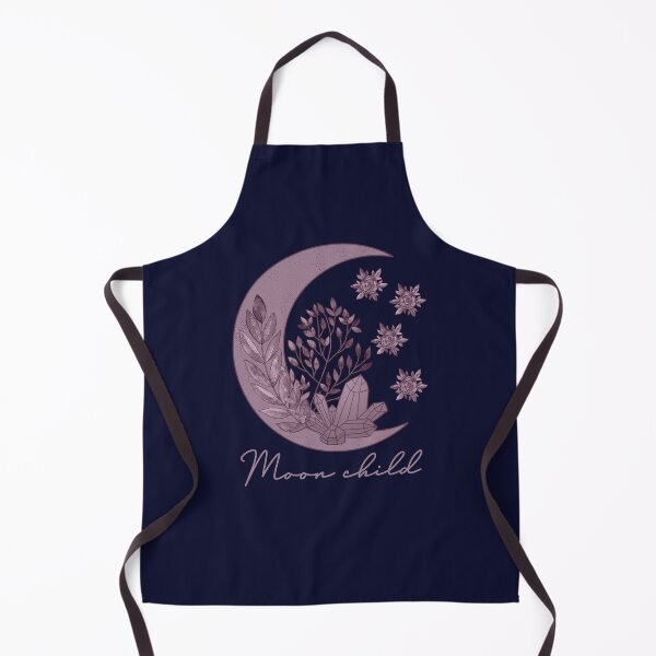 Item preview, Floral Crescent Moon With Healing Crystal designed and sold by GrimButterfly.