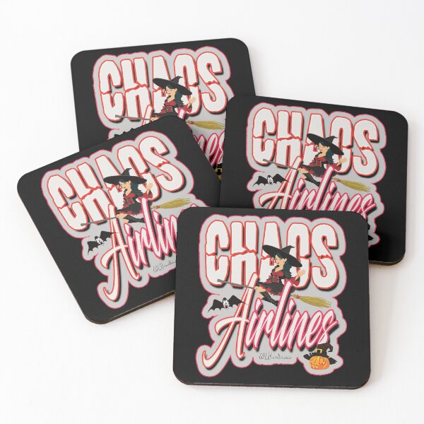 Item preview, Chaos Airlines Halloween Fun Word Art designed and sold by WLHmedia.com .