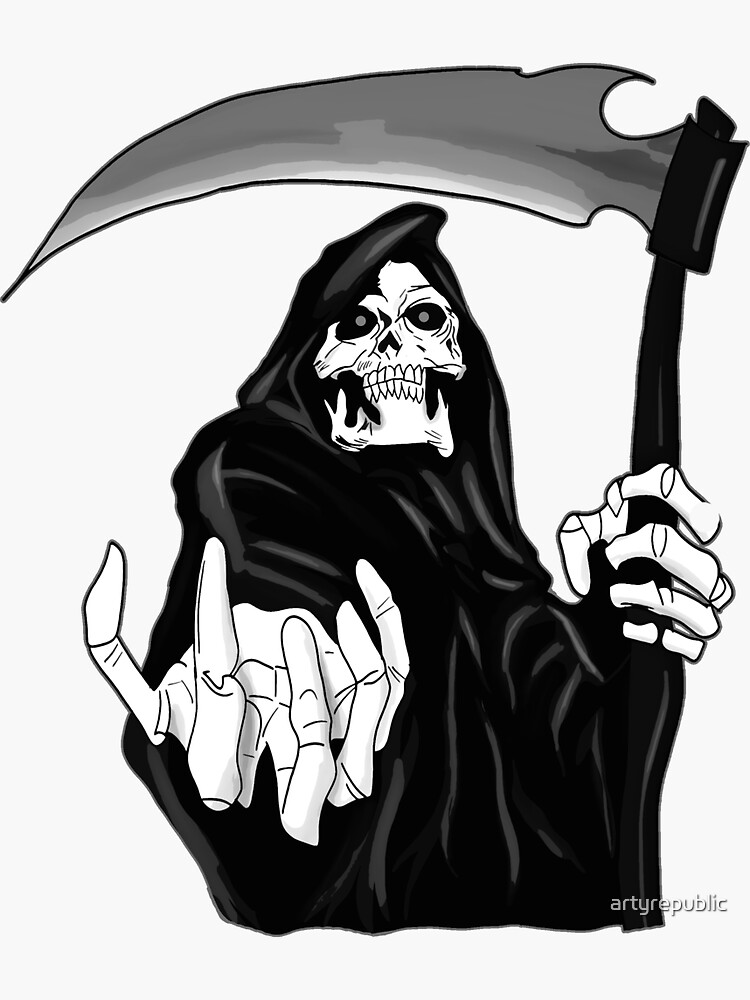 Grim Reaper Design' Sticker