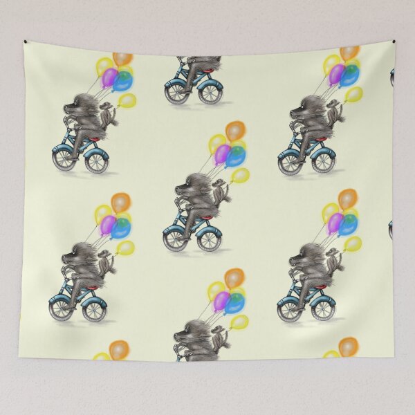 Item preview, Balloon-Bearing, Bicycling Baboons designed and sold by Cherie Roe Dirksen.
