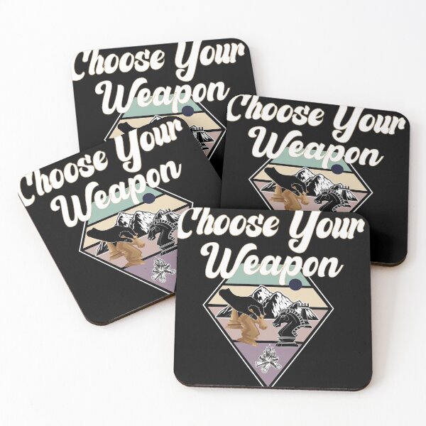 Item preview, Choose Your Weapon Chess - Chess Is My Passion designed and sold by medbdj.