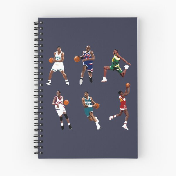 Artikelvorschau, Basketballlegenden der 90er (Larry Johnson, Anthony Mason, Shawn Kemp, Danny Manning, Alonzo Mourning, Dominique Wilkins) Qiangy entworfen und verkauft von qiangdade.