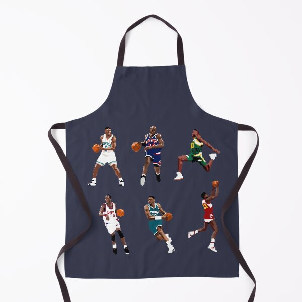 Item preview, Basketball Legends of the 90s (Larry Johnson, Anthony Mason, Shawn Kemp, Danny Manning, Alonzo Mourning, Dominique Wilkins) Qiangy designed and sold by qiangdade.