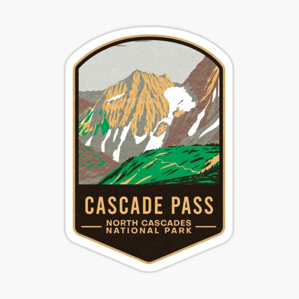 North Cascades National Park Sticker 3” North Cascades National Park Sticker 3”