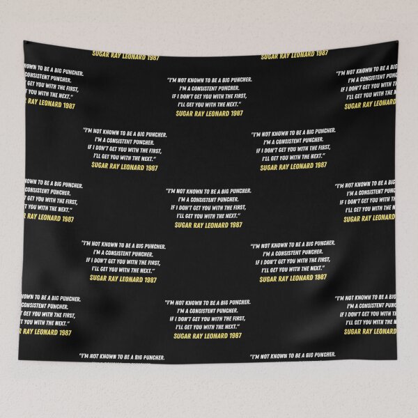 Item preview, Sugar Ray Leonard Quote Design  designed and sold by misinivaska.