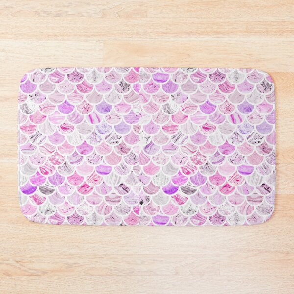 Item preview, Pink Mermaid Scales Pattern Under the Sea Design designed and sold by KaylaStudio.