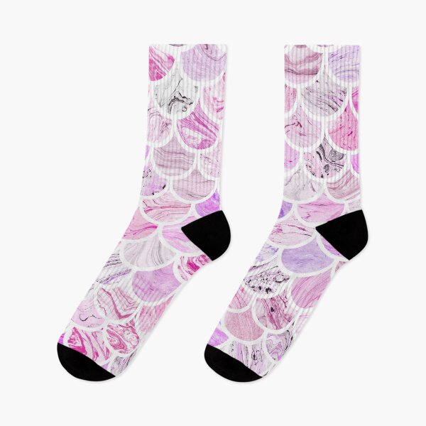 Item preview, Pink Mermaid Scales Pattern Under the Sea Design designed and sold by KaylaStudio.