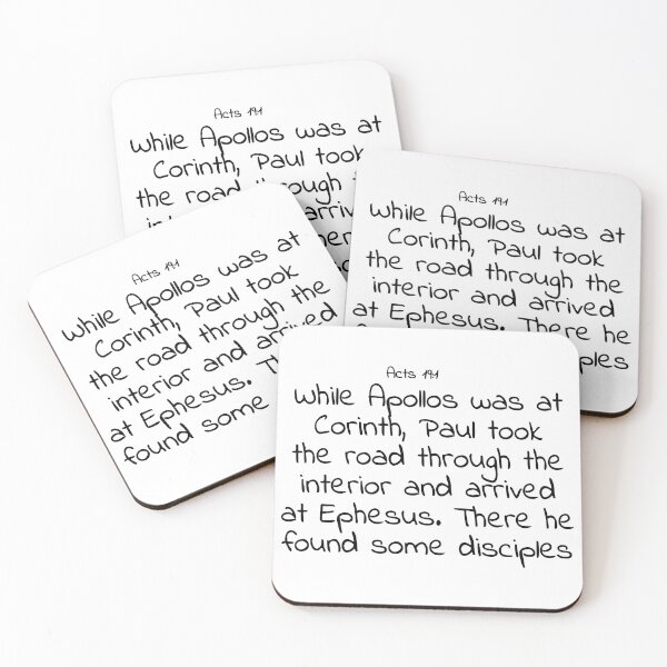 Item preview, Bible verse: Acts 19:1 designed and sold by john-3-16.