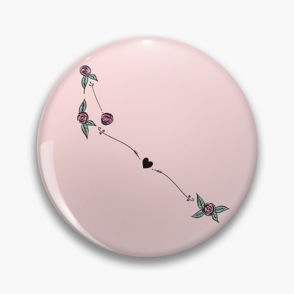 Item preview, Apus (Bird of Paradise) Constellation Roses and Hearts Doodle designed and sold by EndlessDoodles.