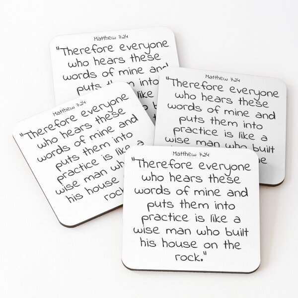 Item preview, Bible verse: Matthew 7:24 designed and sold by john-3-16.