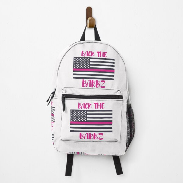 Item preview, BACK THE BARBZ PINK WITH LOGO designed and sold by CaitU.