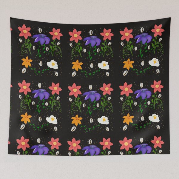 Item preview, African violets and cowrie shells T-shirt , Wixy waxy T-shirt  designed and sold by Africa C. Williams.