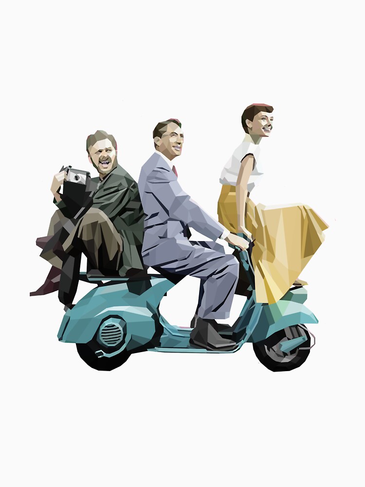 Audrey Hepburn: Roman Holiday by perfectpolygons