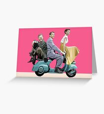 Audrey Hepburn: Römischer Feiertag Grußkarte