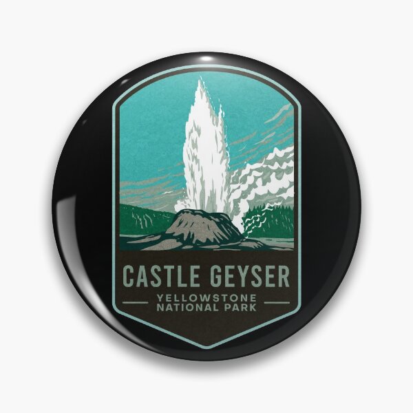 Item preview, Castle Geyser Yellowstone National Park designed and sold by JordanHolmes.