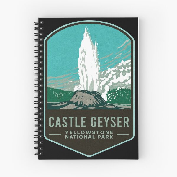 Item preview, Castle Geyser Yellowstone National Park designed and sold by JordanHolmes.