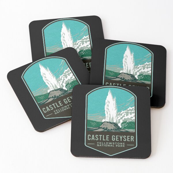 Item preview, Castle Geyser Yellowstone National Park designed and sold by JordanHolmes.