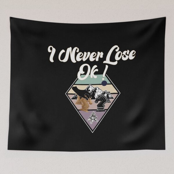Item preview, I Never Lose Either I Win Or I Learn Chess Lovers - Chess Is My Passion designed and sold by medbdj.