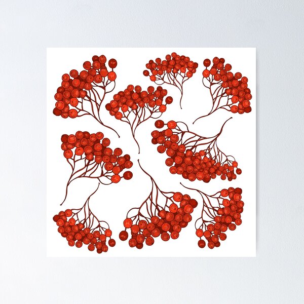 Item preview, Winter Hollberry AKA Ilex Verticillata, Red Berries - A Christmas Favourite designed and sold by MJDezigns.