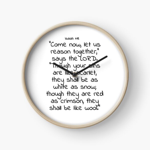 Item preview, Bible verse: Isaiah 1:18 designed and sold by john-3-16.