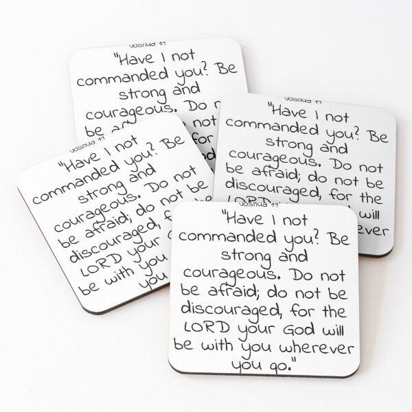 Item preview, Bible verse: Joshua 1:9 designed and sold by john-3-16.