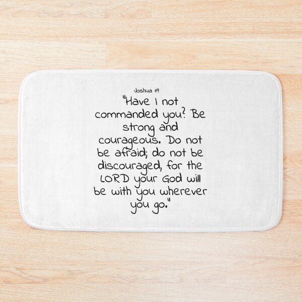 Item preview, Bible verse: Joshua 1:9 designed and sold by john-3-16.