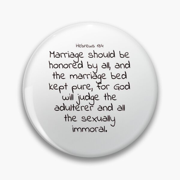 Item preview, Bible verse: Hebrews 13:4 designed and sold by john-3-16.
