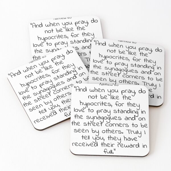 Item preview, Bible verse: Matthew 6:5 designed and sold by john-3-16.