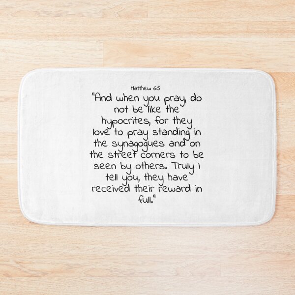 Item preview, Bible verse: Matthew 6:5 designed and sold by john-3-16.