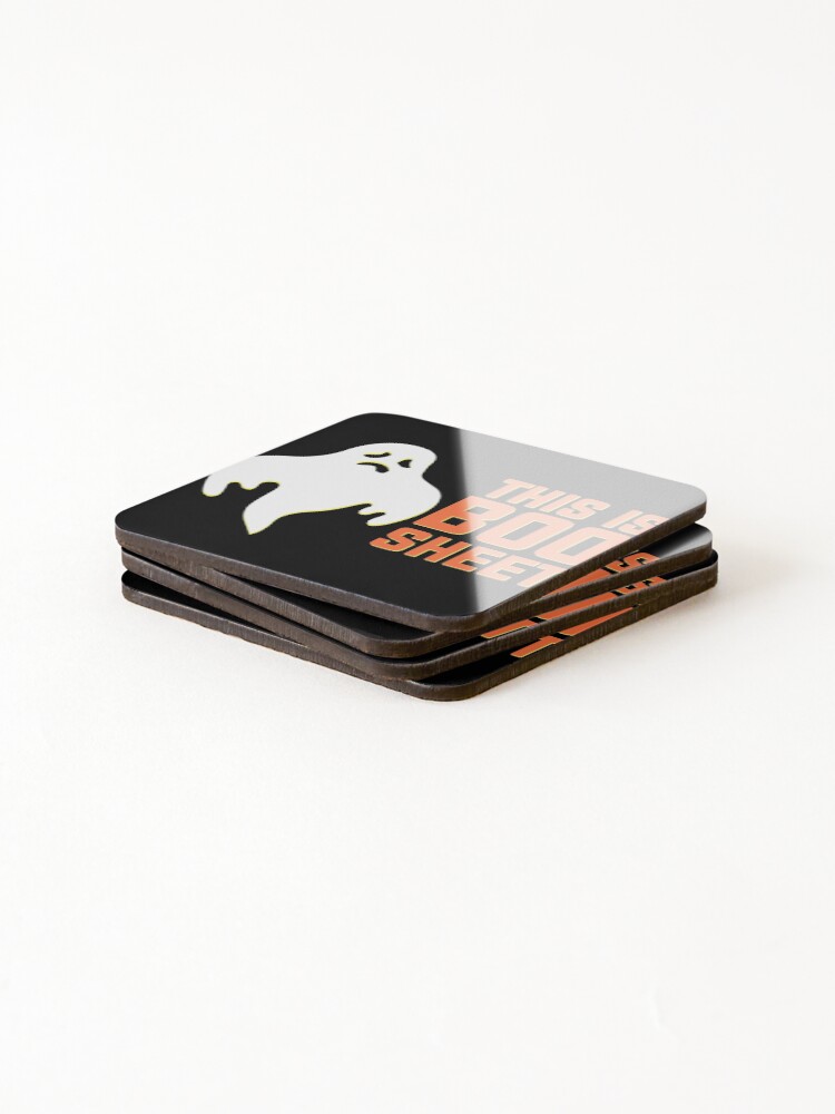 Thumbnail 4 of 5, Coasters (Set of 4), This Is Boo Sheet designed and sold by RakimCraft.