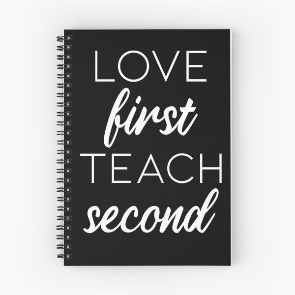 Item preview, Love First Teach Second designed and sold by Artnight.