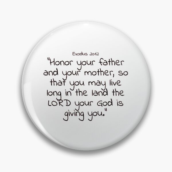 Item preview, Bible verse: Exodus 20:12 designed and sold by john-3-16.