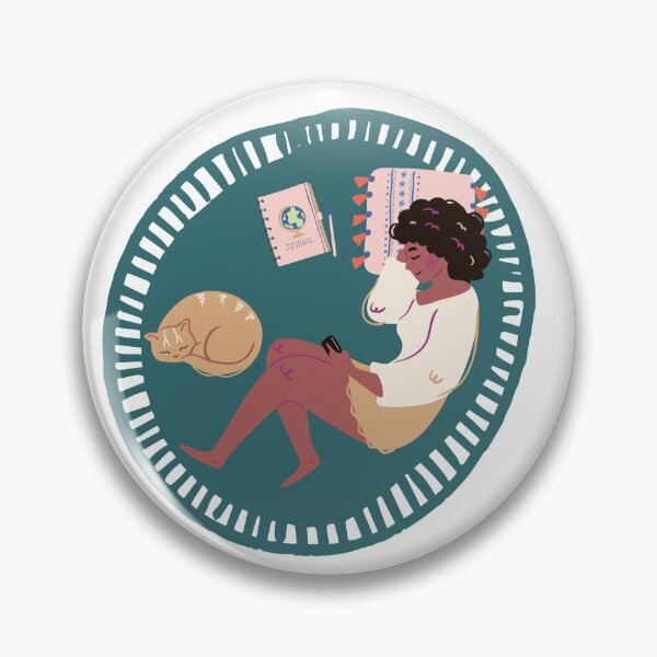 Item preview, Siesta con una ilustración de gato designed and sold by trinketsoul.