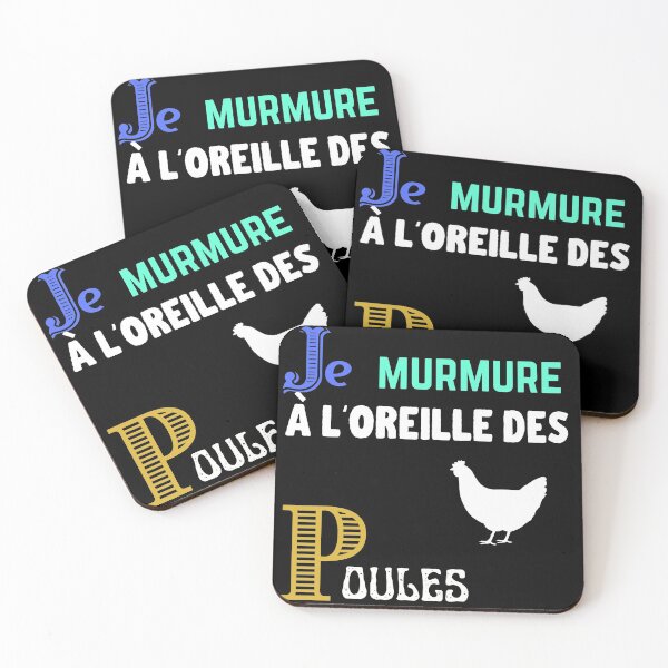Item preview, I whisper in the ear of the chickens - Hen gift designed and sold by poulesaujardin.