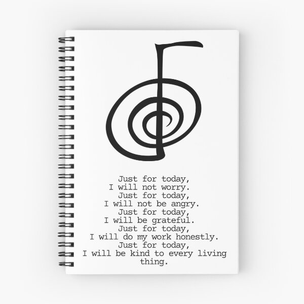 Item preview, Reiki Principles Just for Today Cho Ku Rei designed and sold by FreeSerenity.