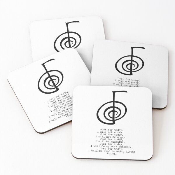 Item preview, Reiki Principles Just for Today Cho Ku Rei designed and sold by FreeSerenity.