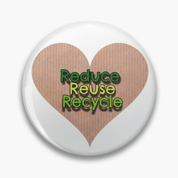 Item preview, Reduce Reuse Recycle Quotation on cardboard hear design designed and sold by Studiopanda.