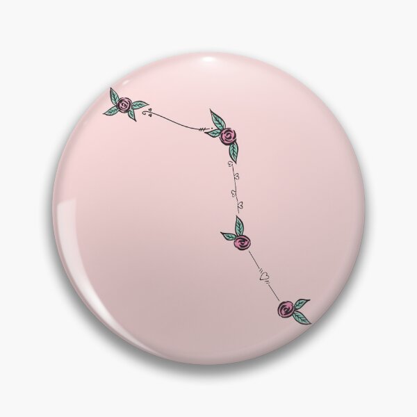 Item preview, Caelum (Chisel) Constellation Roses and Hearts Doodle designed and sold by EndlessDoodles.