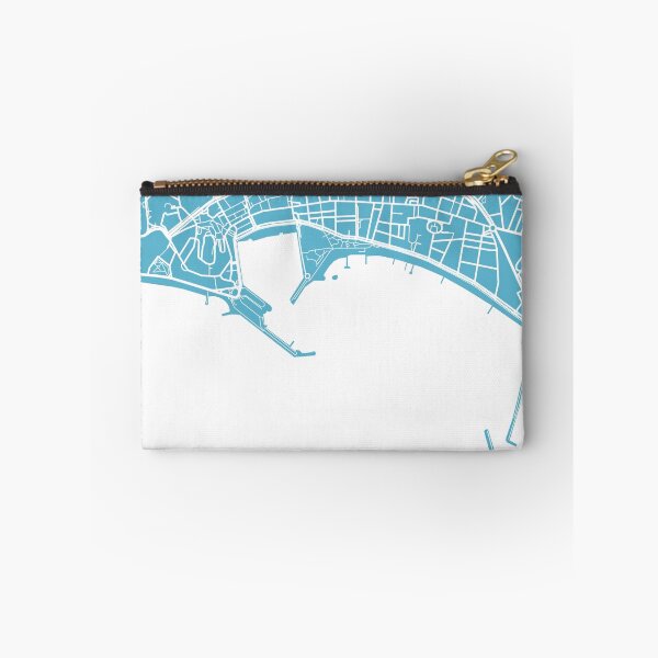 Item preview, Cannes Map - Baby Blue designed and sold by CartoCreative.