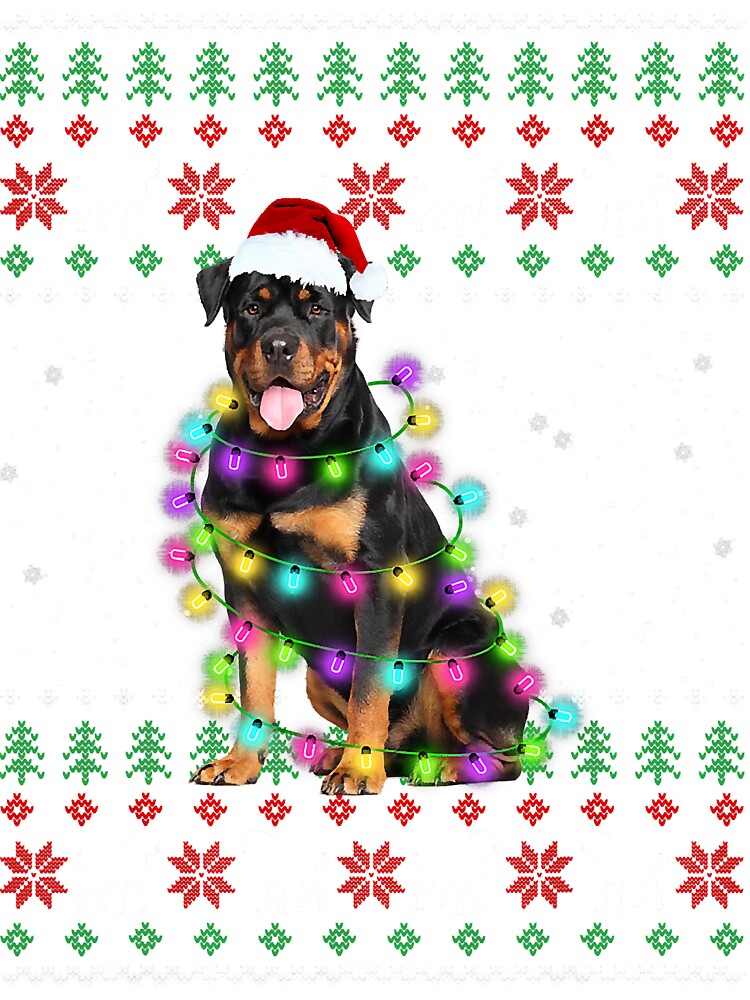 Rottweiler hot sale christmas sweater