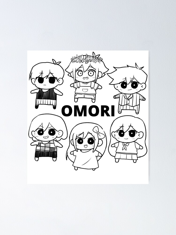 Omori sprites  Poster for Sale by Windhdesigns